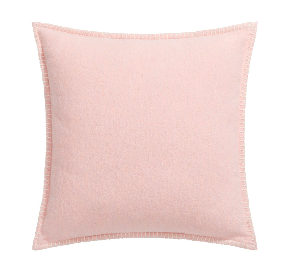SYLT cushion cover solid 20x20 in peach . Cushion Cover made by David Fussenegger , a family-run mill in Austria.