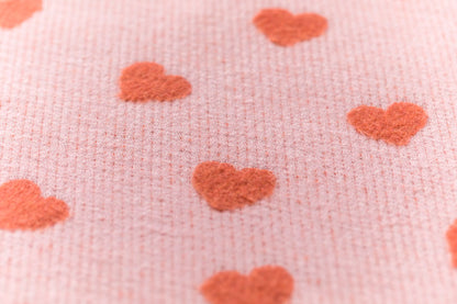 CARLA baby blanket "hearts allover" in . Blanket made by David Fussenegger , a family-run mill in Austria.