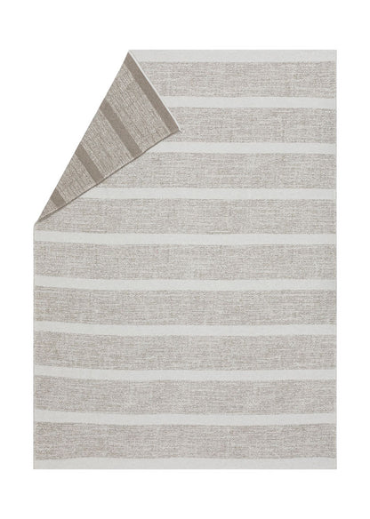 LUCA throw "structured stripe" in smoke . Throw Blanket made by David Fussenegger , a family-run mill in Austria.