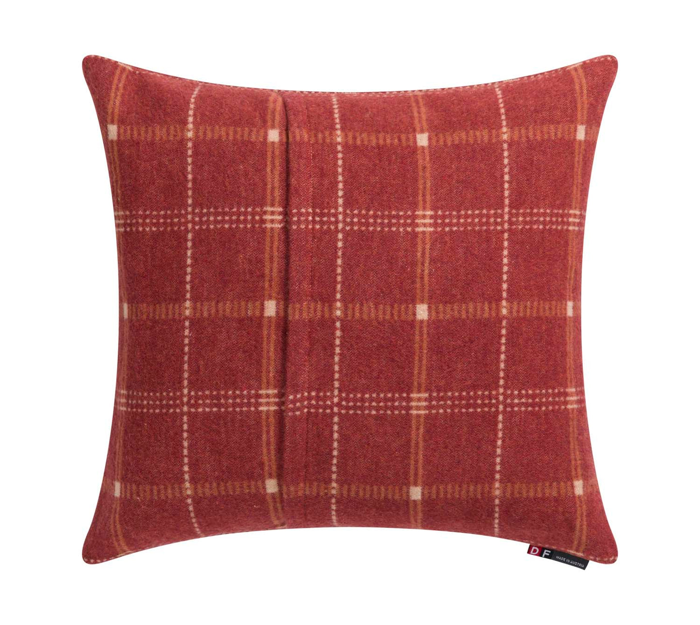 SILVRETTA cushion cover "checkered" in . Cushion Cover made by David Fussenegger , a family-run mill in Austria.