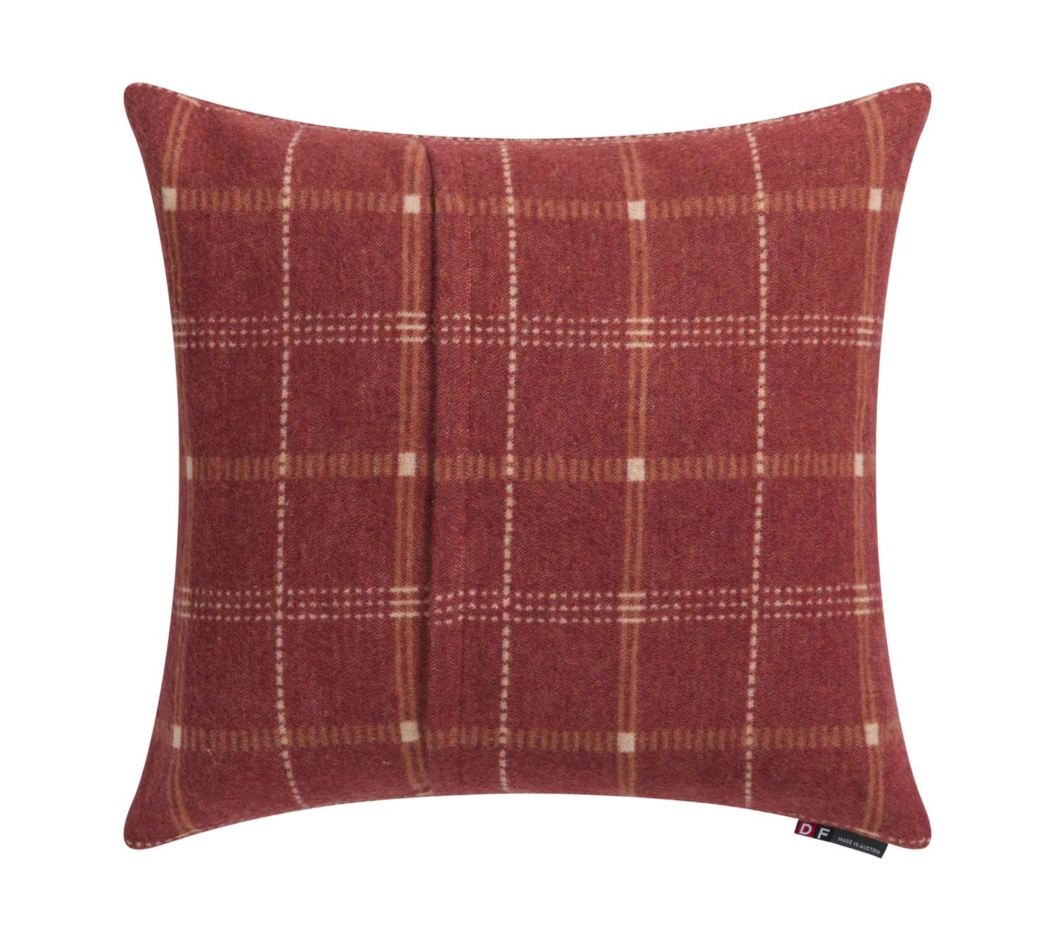 SILVRETTA cushion cover "checkered" in . Cushion Cover made by David Fussenegger , a family-run mill in Austria.