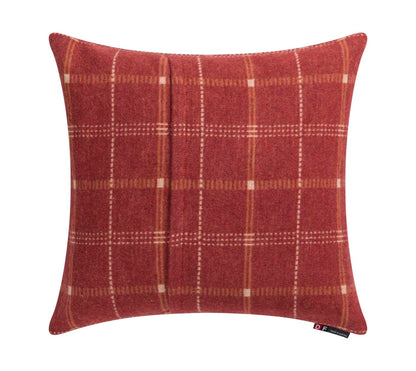 SILVRETTA cushion cover "checkered" in . Cushion Cover made by David Fussenegger , a family-run mill in Austria.