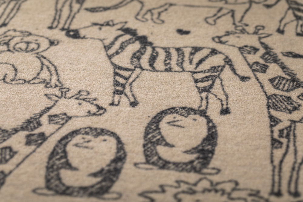 JUWEL baby blanket "safari animals" in . Blanket made by David Fussenegger , a family-run mill in Austria.