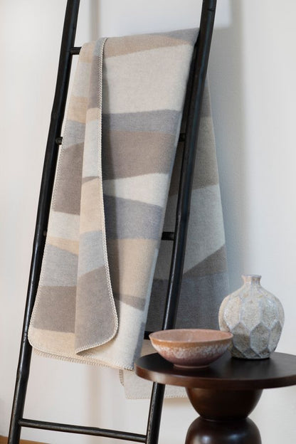 SAVONA Throw "Geometric Shapes" in . Throw Blanket made by David Fussenegger , a family-run mill in Austria.