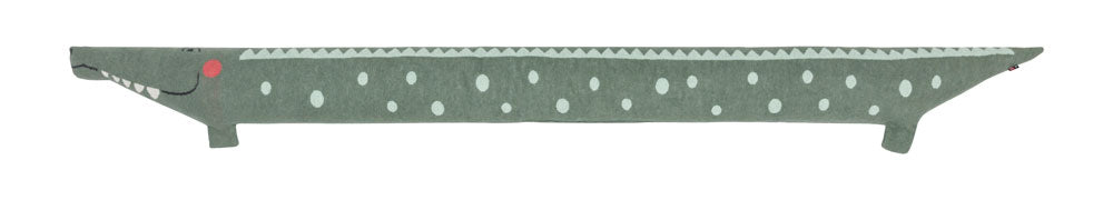JUWEL nesting roll "alligator" in green . Nesting Roll made by David Fussenegger , a family-run mill in Austria.