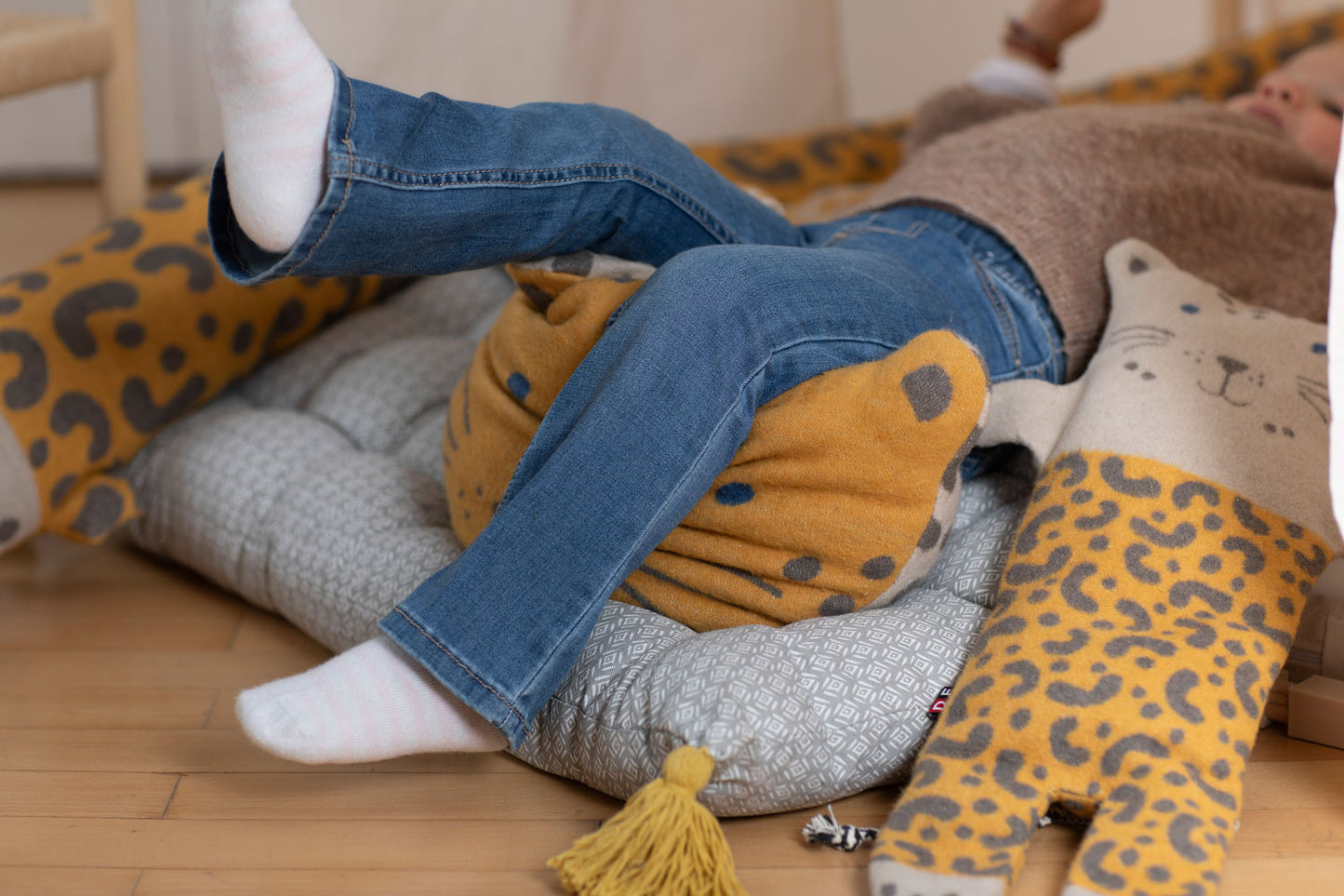 JUWEL puppet/blanket SET "leopard"