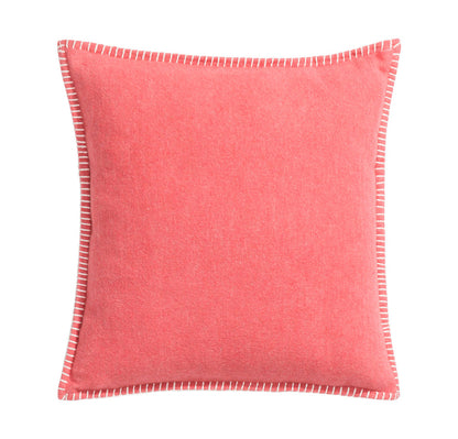 SYLT cushion cover solid 20x20 in matted red . Cushion Cover made by David Fussenegger , a family-run mill in Austria.