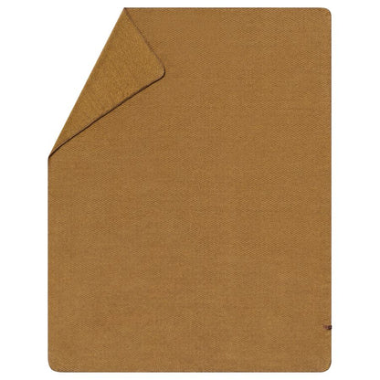 MERANO Throw "Herringbone" in saffron . Throw Blanket made by David Fussenegger , a family-run mill in Austria.