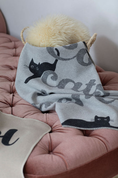 PET blanket "cool cats live here" small