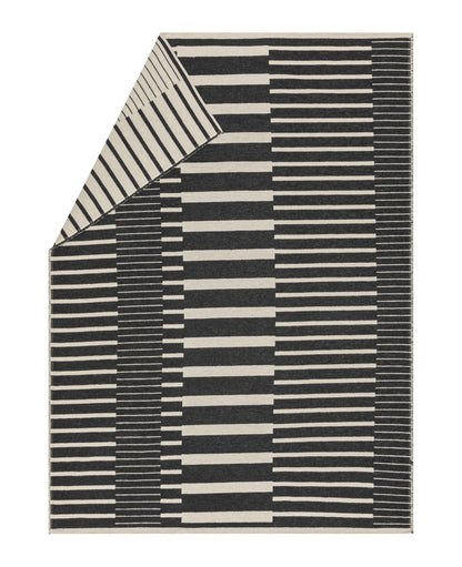 LUCA throw "two-tone stripes"