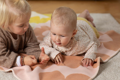 LENA baby blanket "flowers" organic cotton