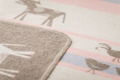 JUWEL baby blanket "farm life" in . Blanket made by David Fussenegger , a family-run mill in Austria.