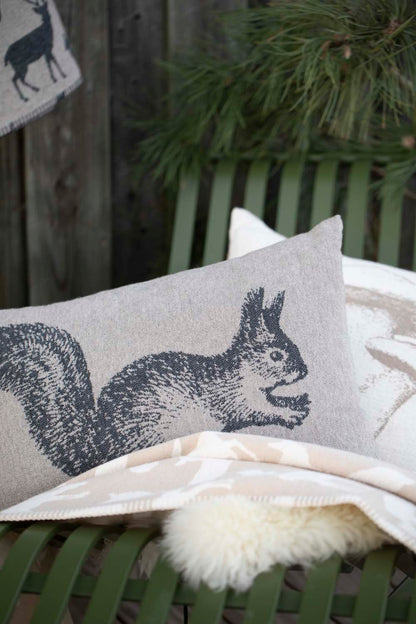 NOVA cushion cover "squirrel" in . Cushion Cover made by David Fussenegger , a family-run mill in Austria.