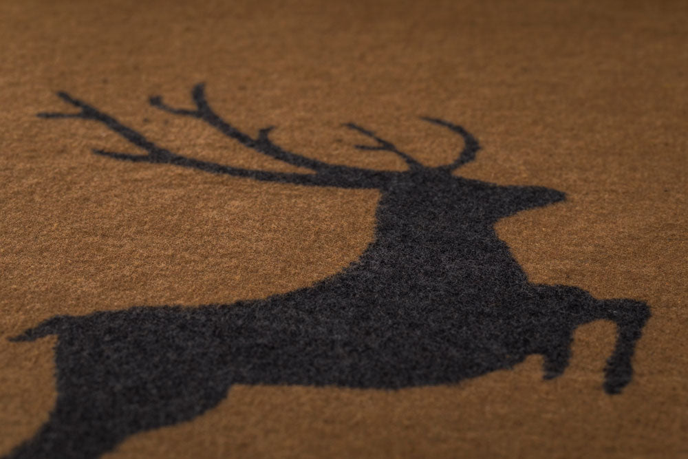 SYLT throw "stag" in . Throw Blanket made by David Fussenegger , a family-run mill in Austria.