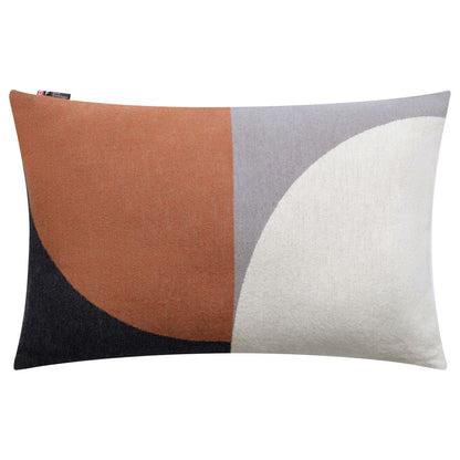 NOVA Cushion Cover "Modular Forms" in copper charcoal . Cushion Cover made by David Fussenegger , a family-run mill in Austria.