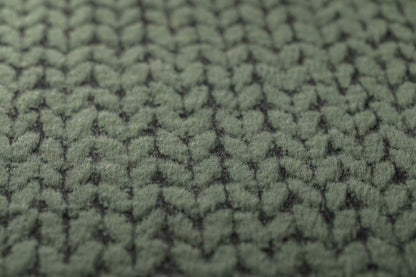 CARLA throw "knitted pattern" in . Throw Blanket made by David Fussenegger , a family-run mill in Austria.