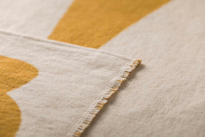 LUCA throw flannel "large leaves" in . Throw Blanket made by David Fussenegger , a family-run mill in Austria.