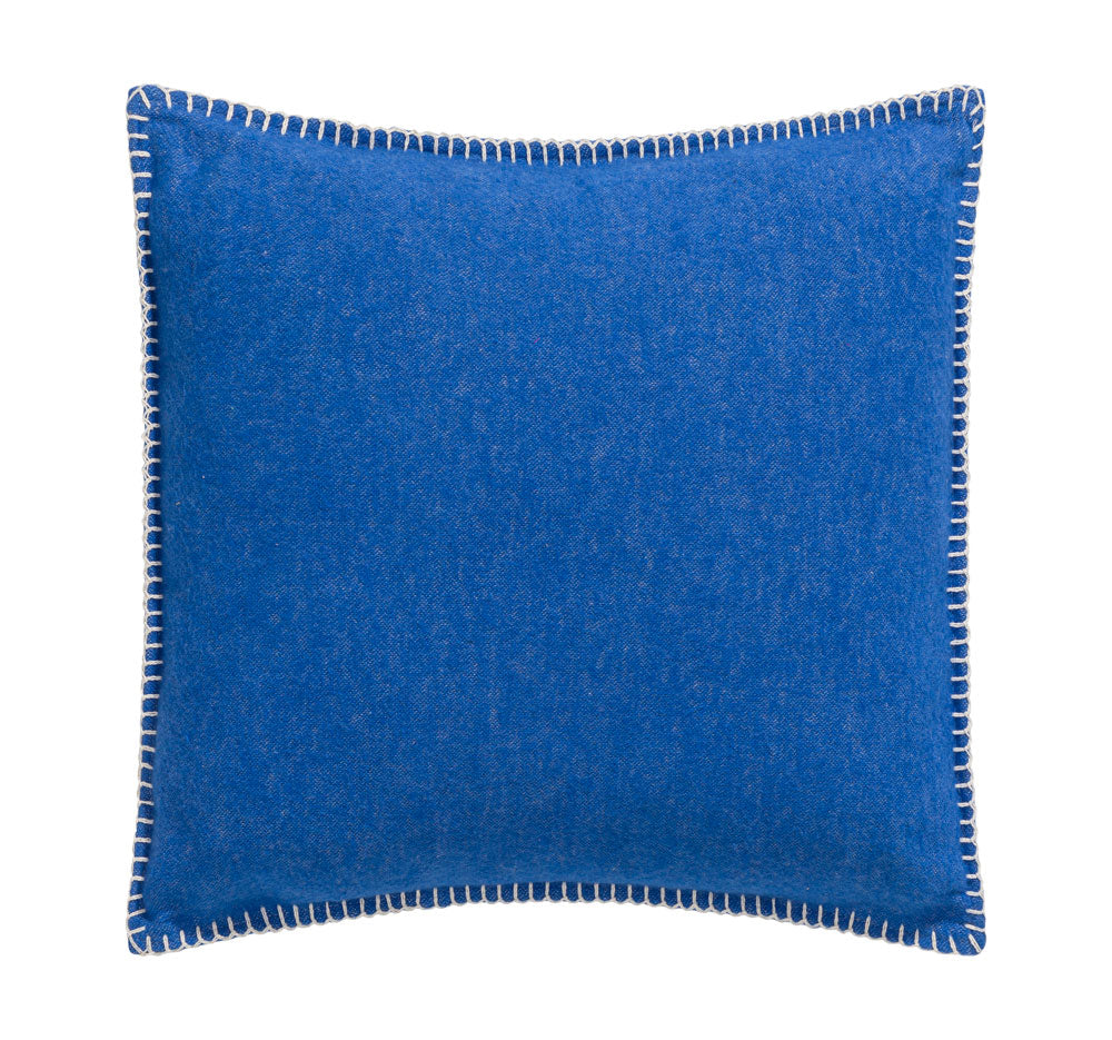 SYLT cushion cover solid 20x20 in royal blue . Cushion Cover made by David Fussenegger , a family-run mill in Austria.