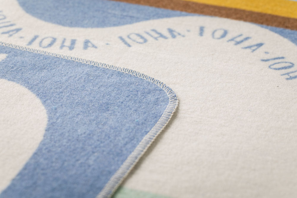 JUWEL baby blanket "whale/AHOI " in . Blanket made by David Fussenegger , a family-run mill in Austria.