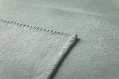 SYLT throw solid in . Throw Blanket made by David Fussenegger , a family-run mill in Austria.